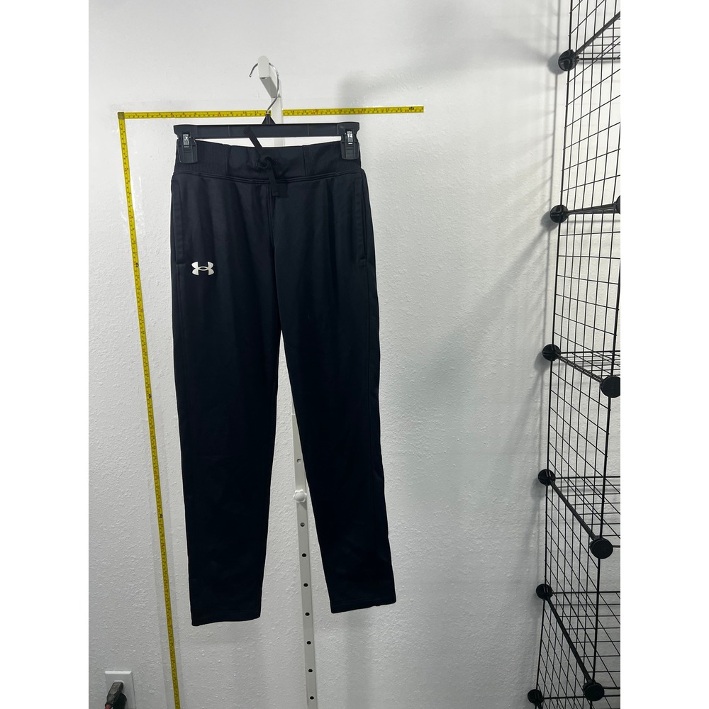 Under‎ Armour Boys Track Pants Black Loose Fit Joggers Youth Medium YMD JM M